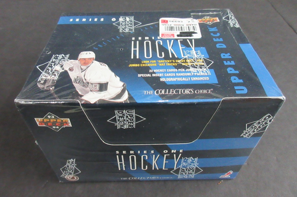 1993/94 Upper Deck Hockey Series 1 Jumbo Box (US) (20/22)