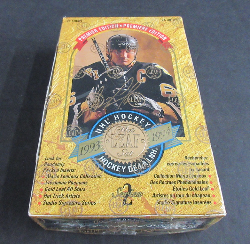 1993/94 Leaf Hockey Series 2 Box (Canada) (24/14)