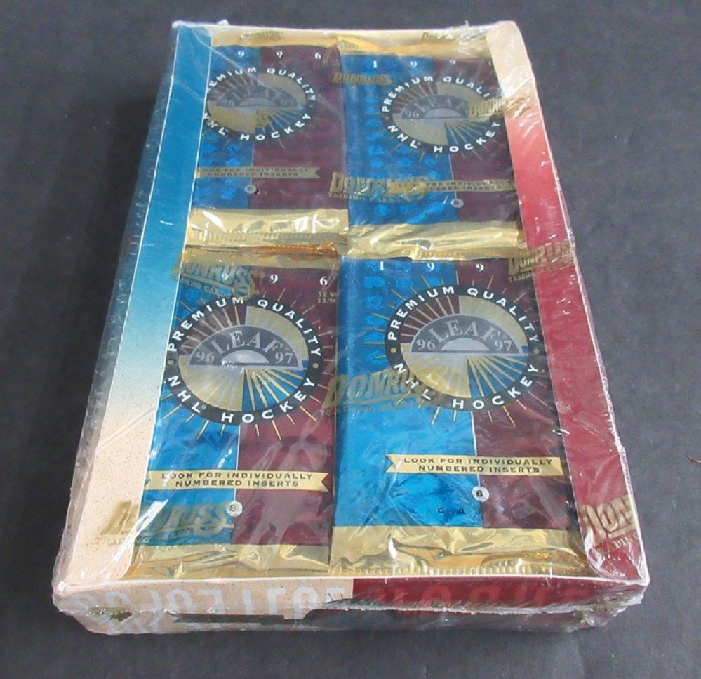 1996/97 Leaf Hockey Box (Retail) (Priced) (24/8)