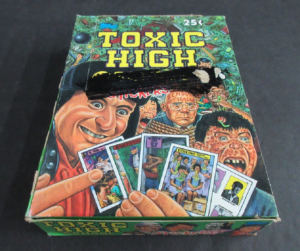 1991 Topps Toxic High School Stickers Box