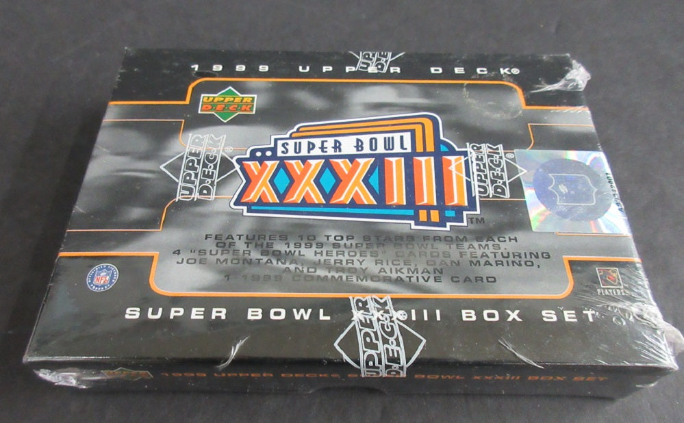 1999 Upper Deck Football Super Bowl XXXIII Factory Set