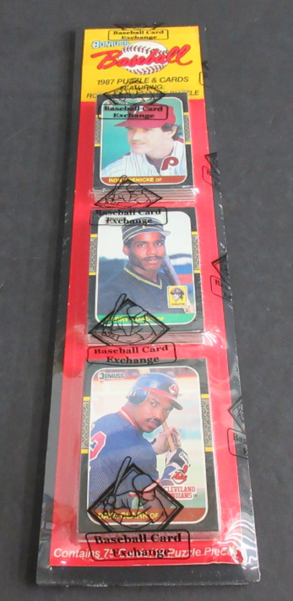 1987 Donruss Baseball Unopened Blister Pack (Bonds Top) (BBCE)