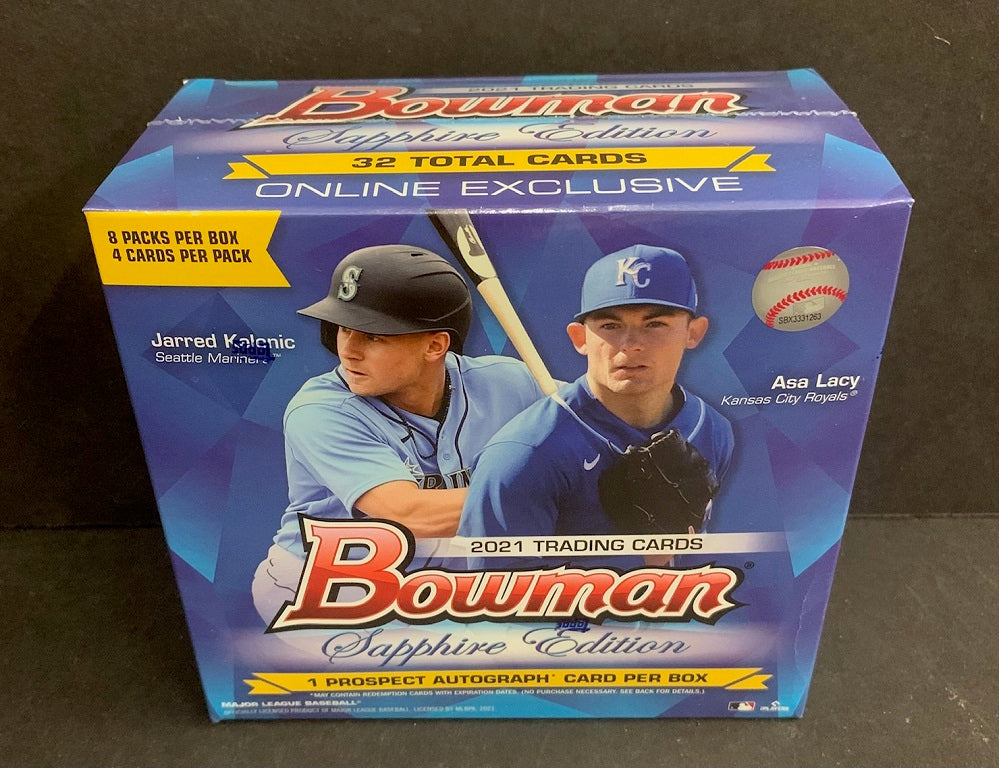 2021 Bowman Baseball Sapphire Edition Box (Hobby) (8/4)