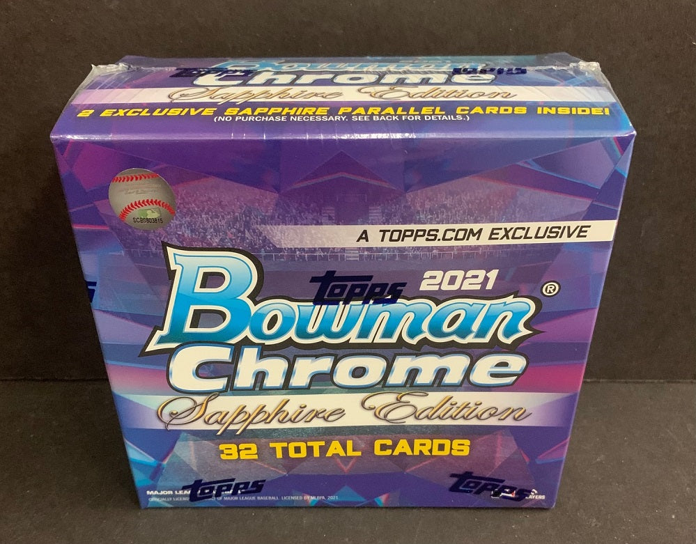 2021 Bowman Chrome Baseball Sapphire Edition Box (Hobby) (8/4)
