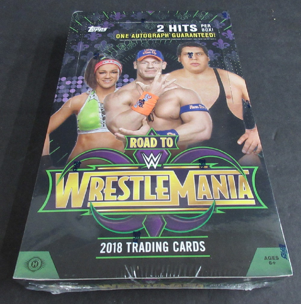 2018 Topps WWE Wrestling Road To WrestleMania Box (Hobby)