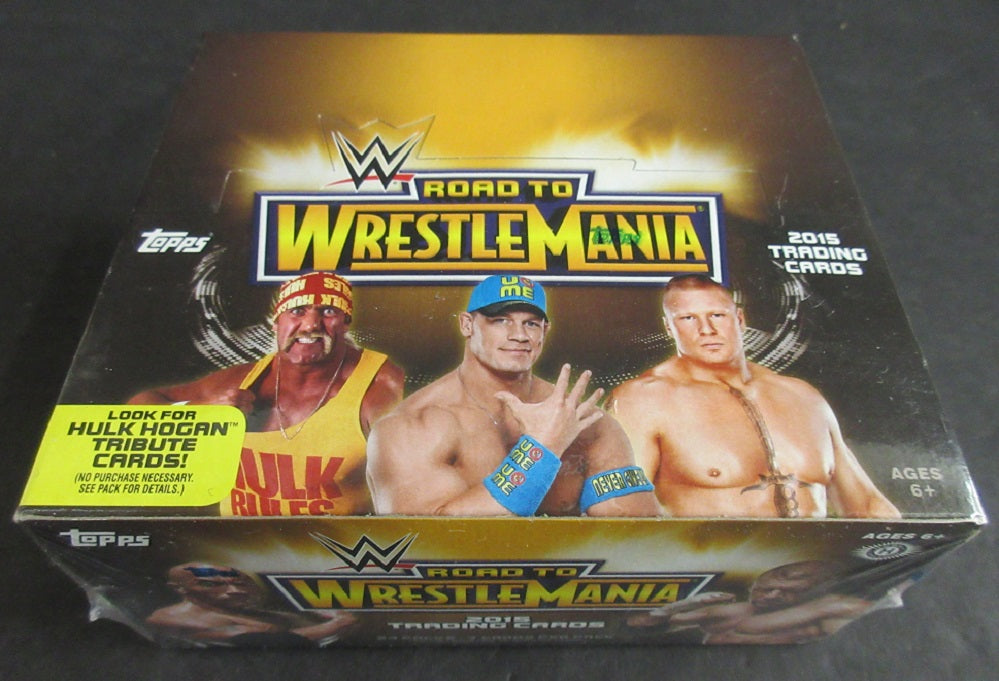 2015 Topps WWE Wrestling Road To WrestleMania Box (Hobby)