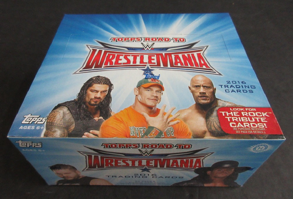 2016 Topps WWE Wrestling Road To WrestleMania Box (Hobby)