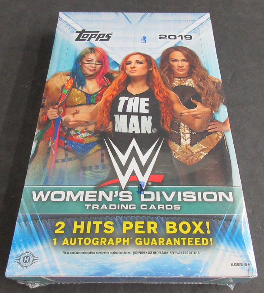 2019 Topps WWE Wrestling Women's Division Box (Hobby)