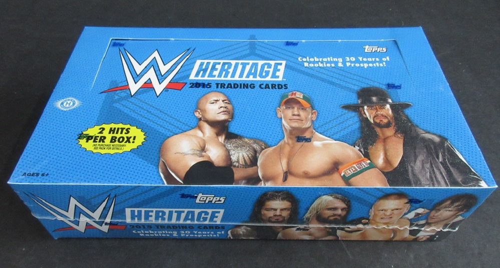 2015 Topps Heritage WWE Wrestling Box (Hobby)