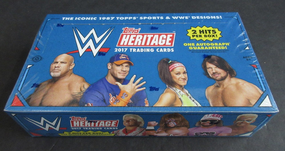 2017 Topps Heritage WWE Wrestling Box (Hobby)