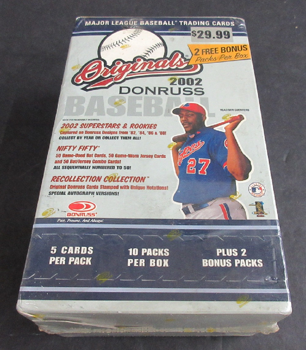 2002 Donruss Originals Baseball Blaster Box (12/5)