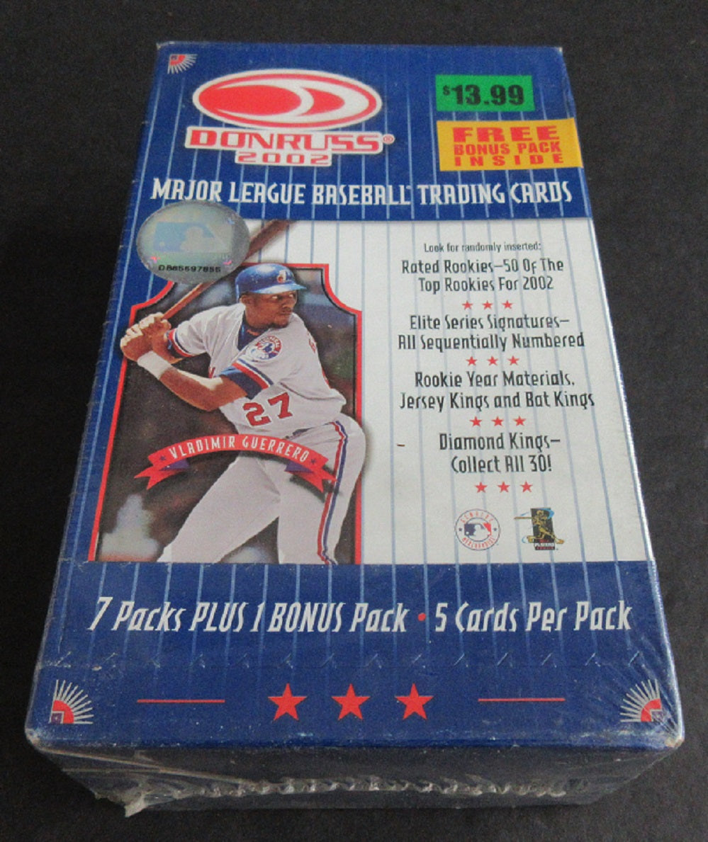 2002 Donruss Baseball Blaster Box (8/5)