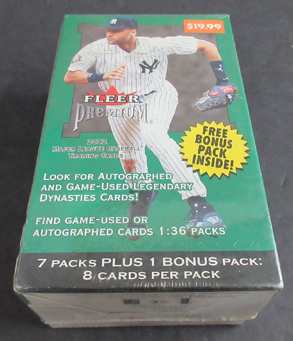 2002 Fleer Premium Baseball Blaster Box (8/8)