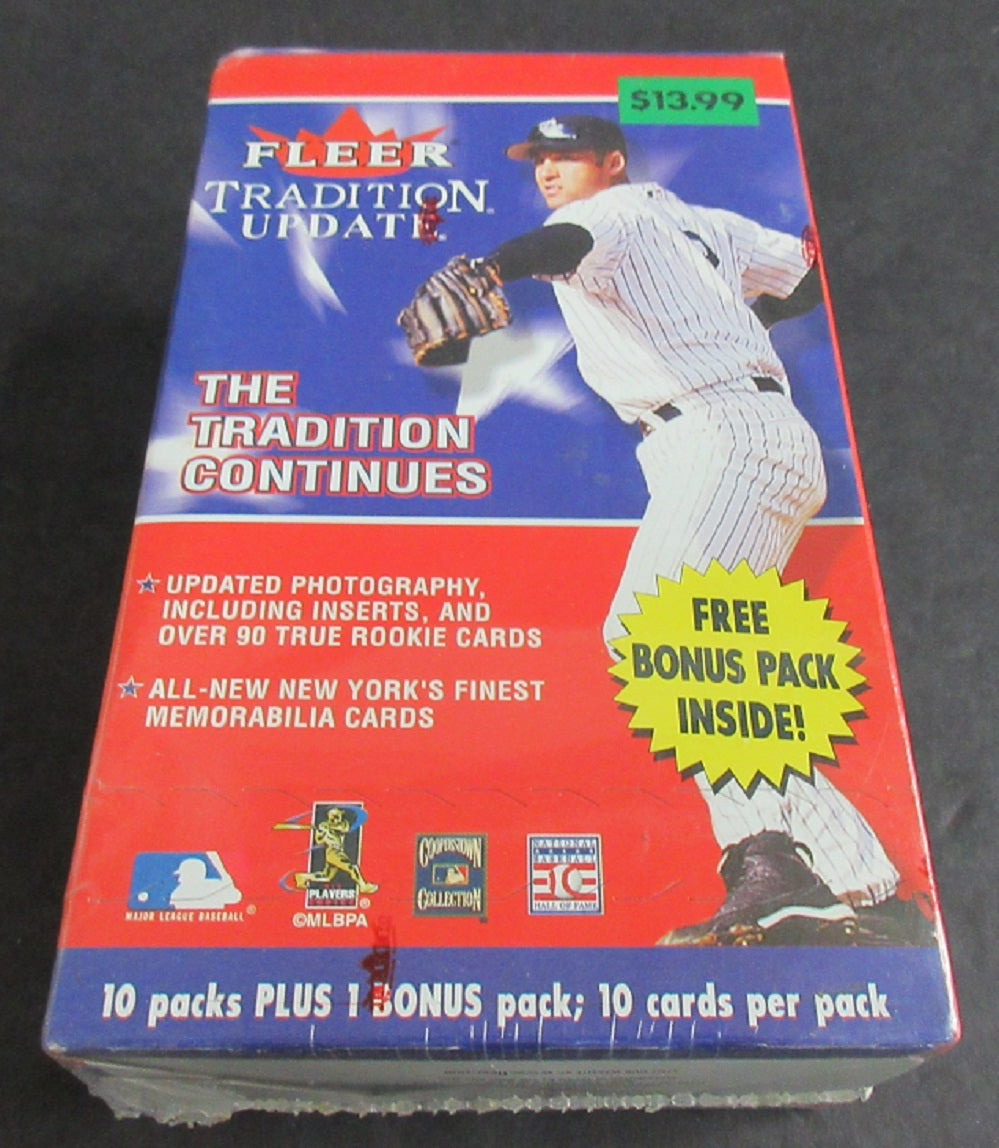 2002 Fleer Tradition Update Baseball Blaster Box (11/10)