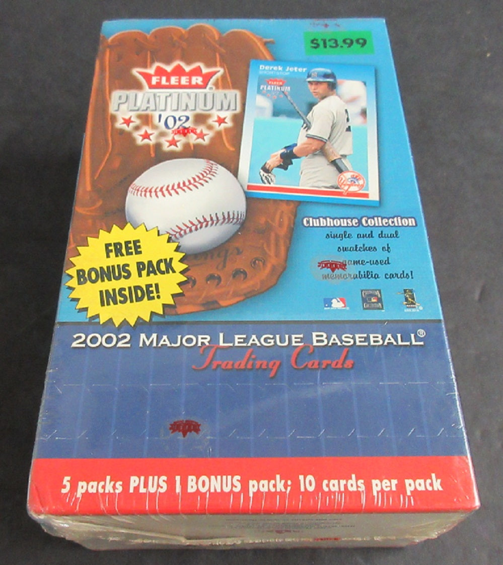 2002 Fleer Platinum Baseball Blaster Box (6/10)