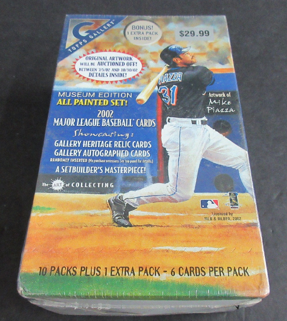 2002 Topps Gallery Baseball Blaster Box (11/6)