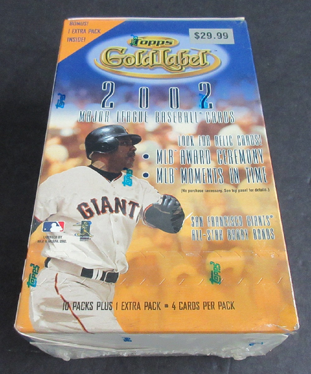 2002 Topps Gold Label Baseball Blaster Box (11/4)