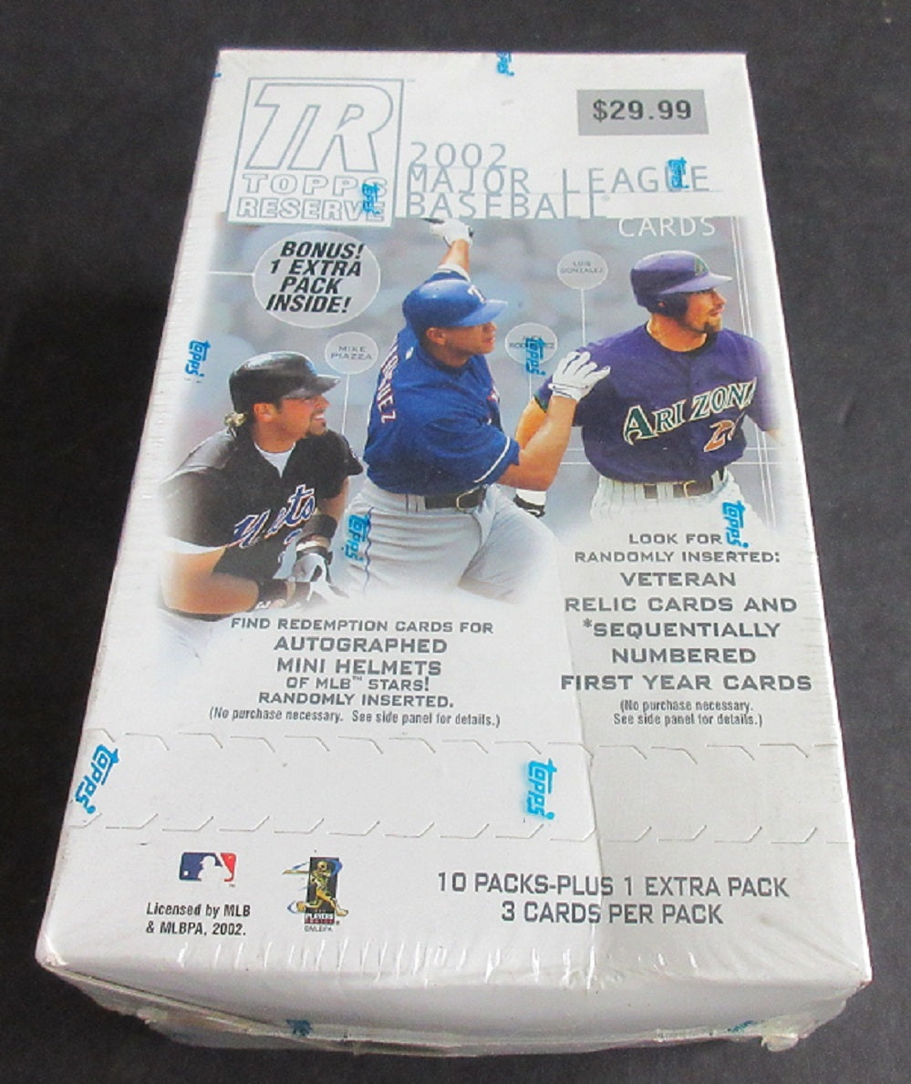 2002 Topps Total Reserve Baseball Blaster Box (11/3)