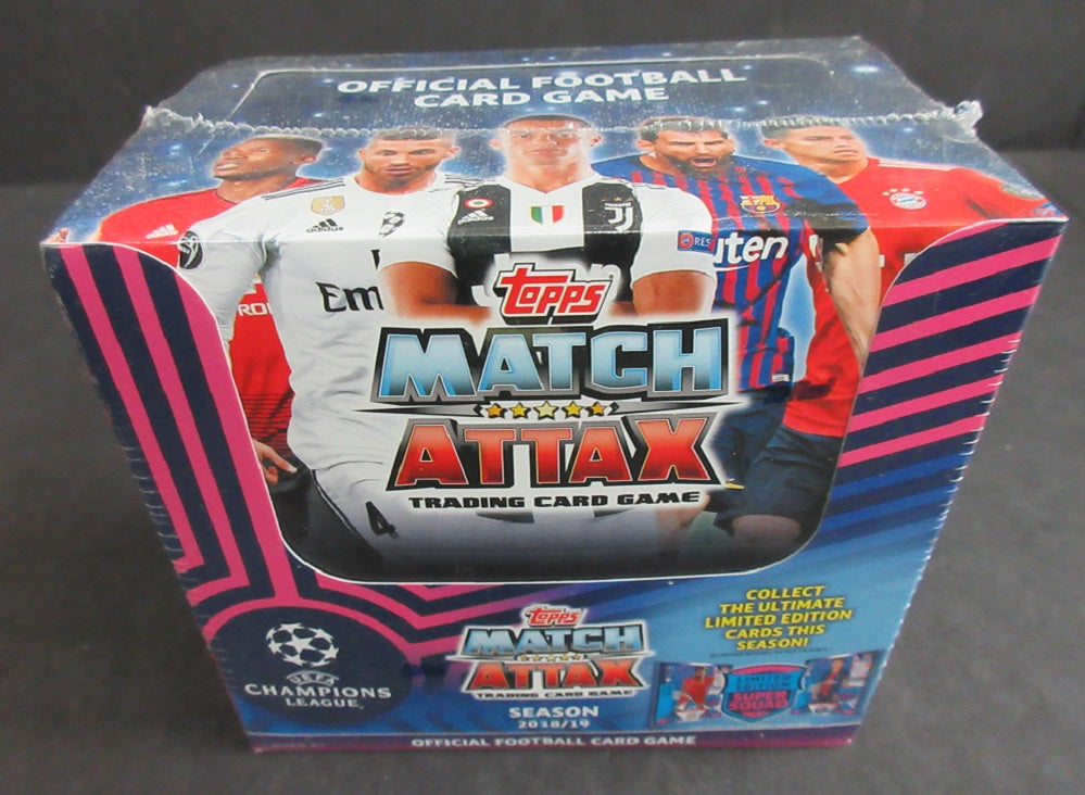 2018 2018/19 Topps Match Attax UEFA Soccer Box (50/6)