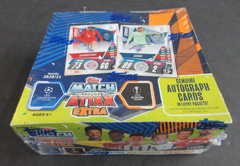 2020 2020/21 Topps Match Attax Extra UEFA Soccer Box (30/6)