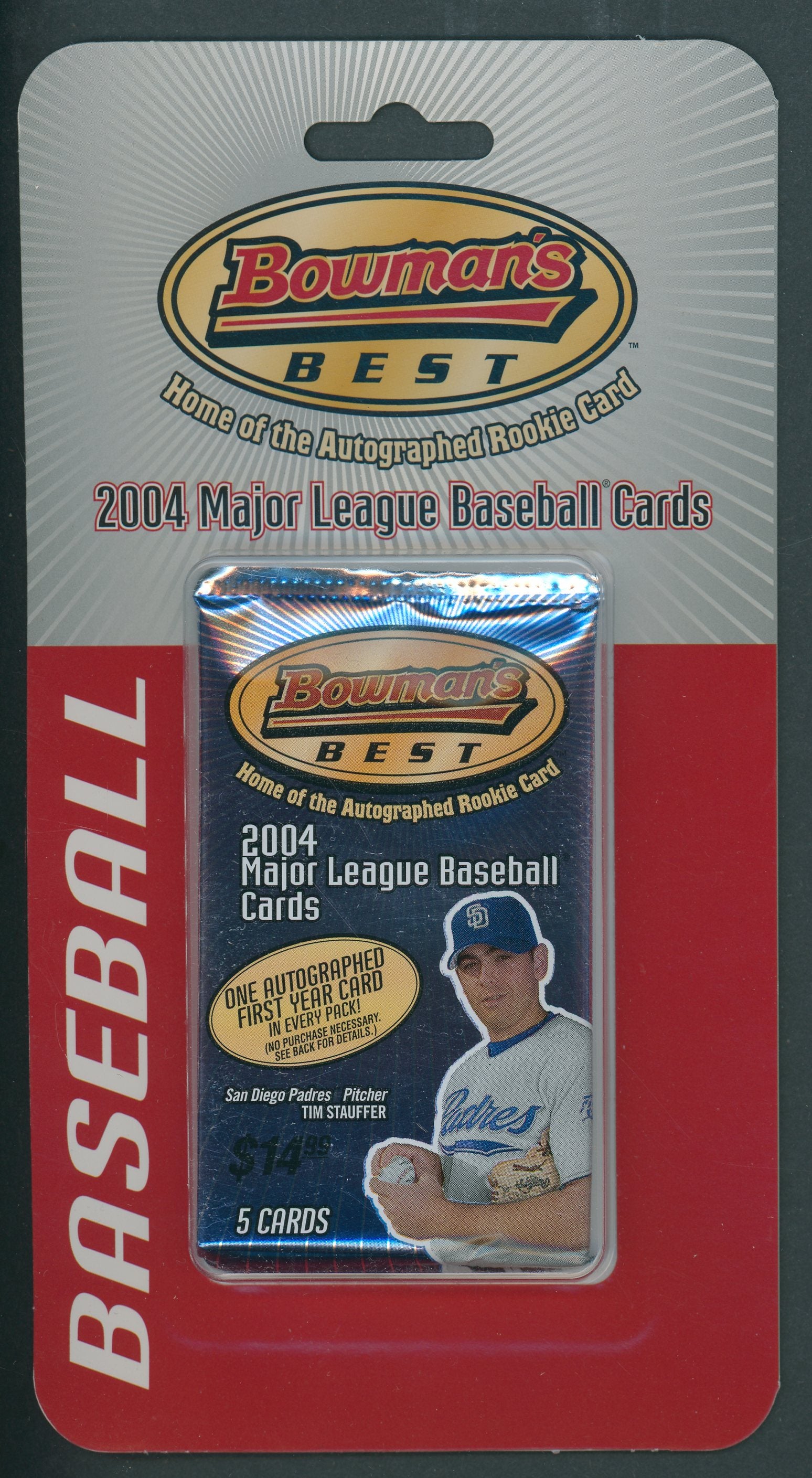 2004 Bowman's Best Baseball Blister Pack