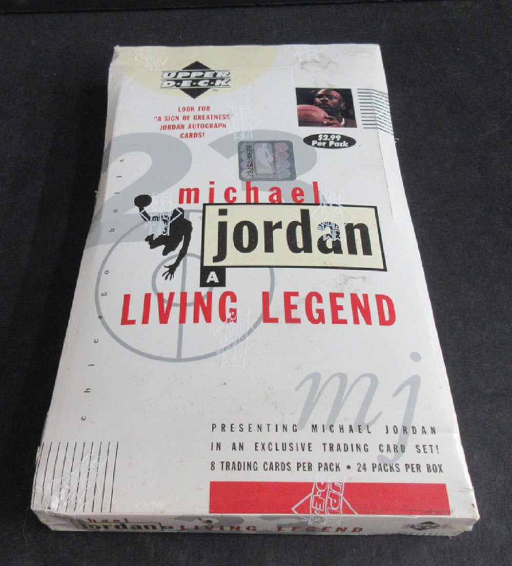 1998 Upper Deck Basketball Michael Jordan Living Legend Box (Retail)