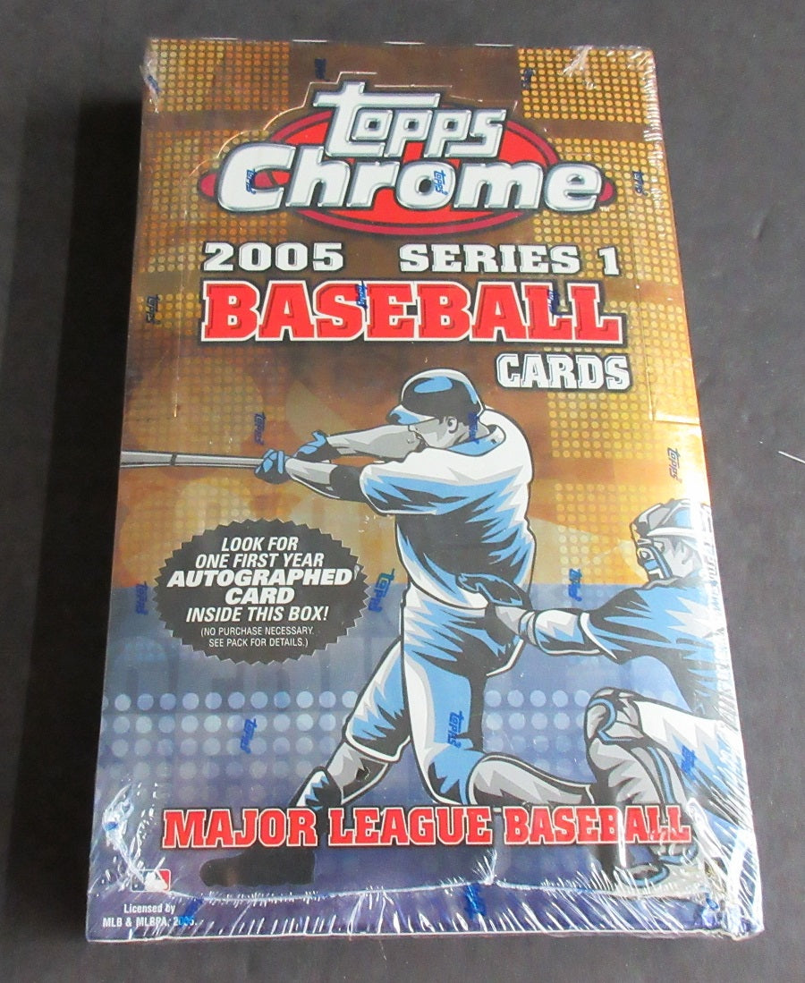 2005 Topps Chrome Baseball Series 1 Box (20/4)