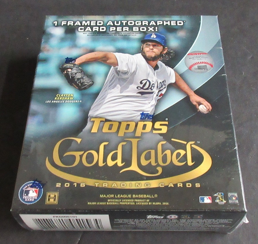 2016 Topps Gold Label Baseball Box (Hobby) (7/5)