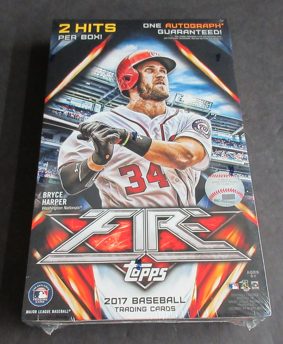 2017 Topps Fire Baseball Box (Hobby) (20/6)