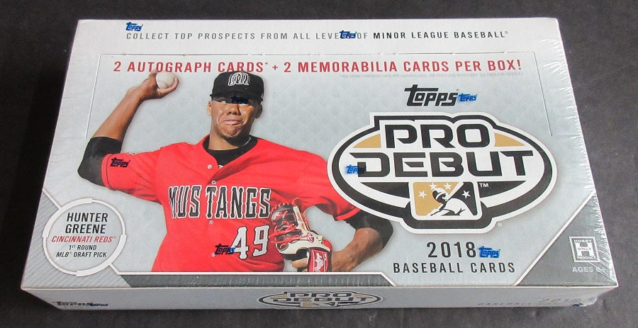 2018 Topps Pro Debut Baseball Box (Hobby) (24/8)