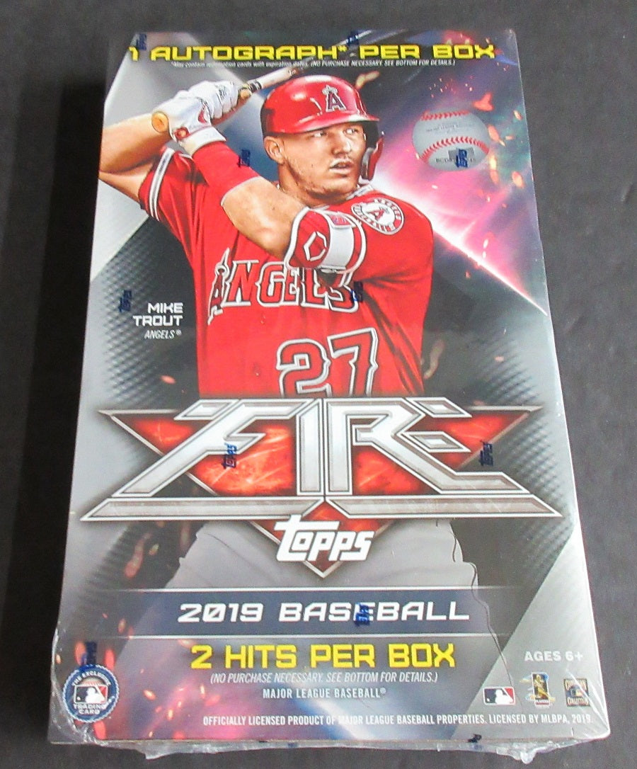 2019 Topps Fire Baseball Box (Hobby) (20/6)