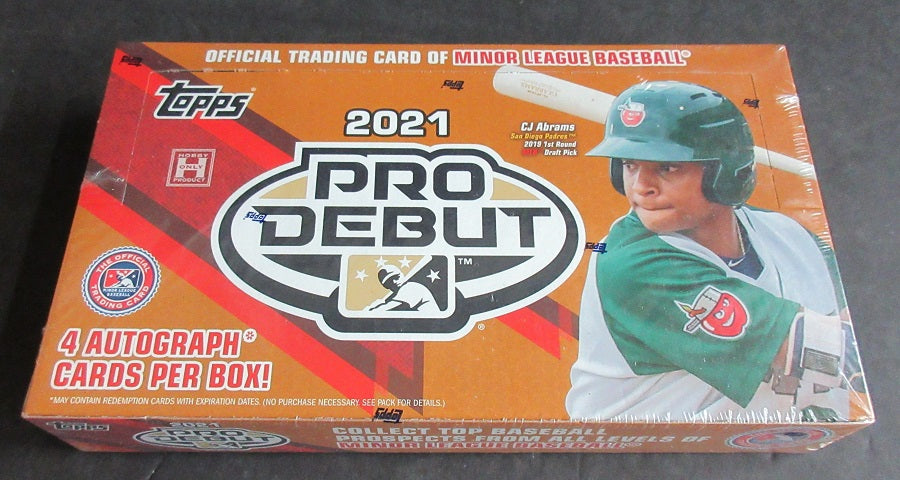 2021 Topps Pro Debut Baseball Box (Hobby) (24/8)