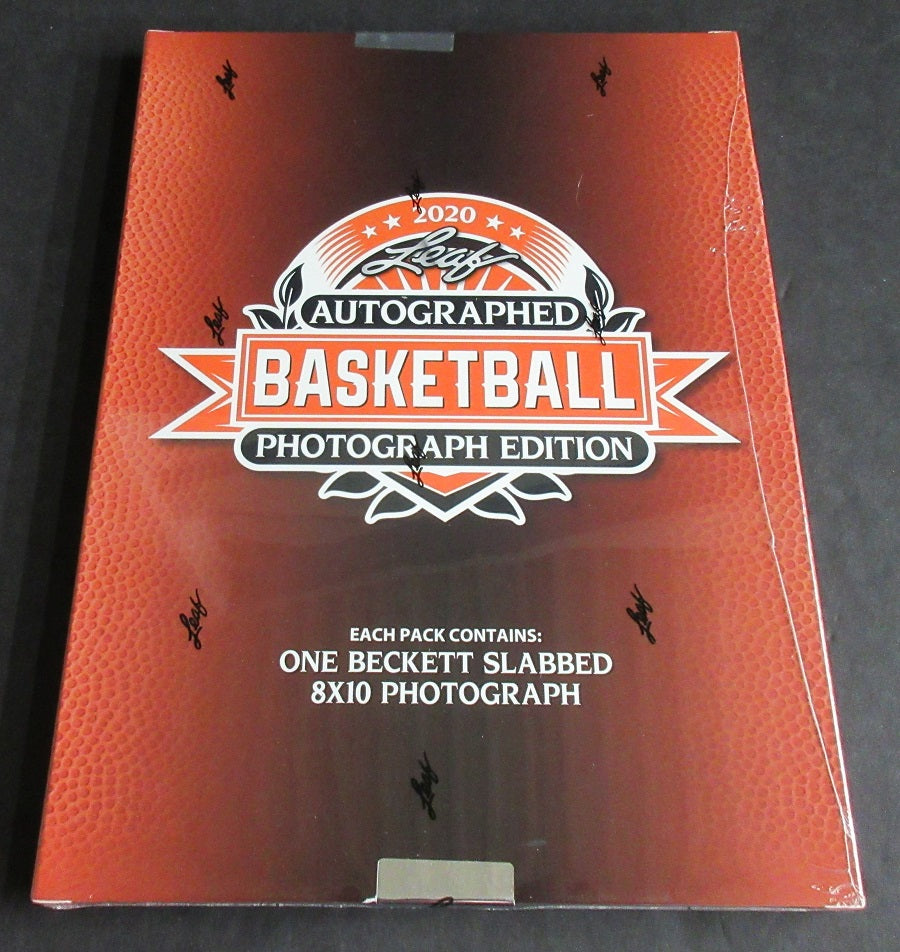 2020 Leaf Basketball Autographed Photo Edition Box