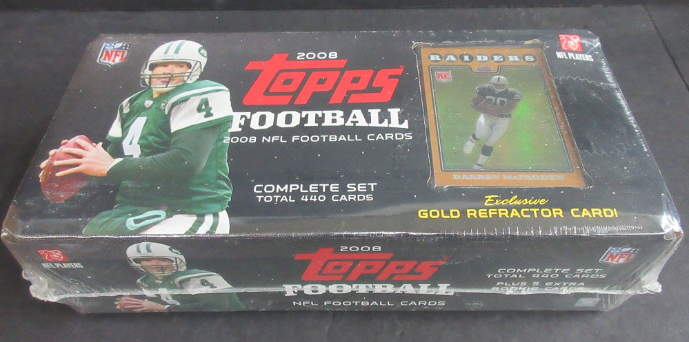 2008 Topps Football Factory Set (Gold Refractor)