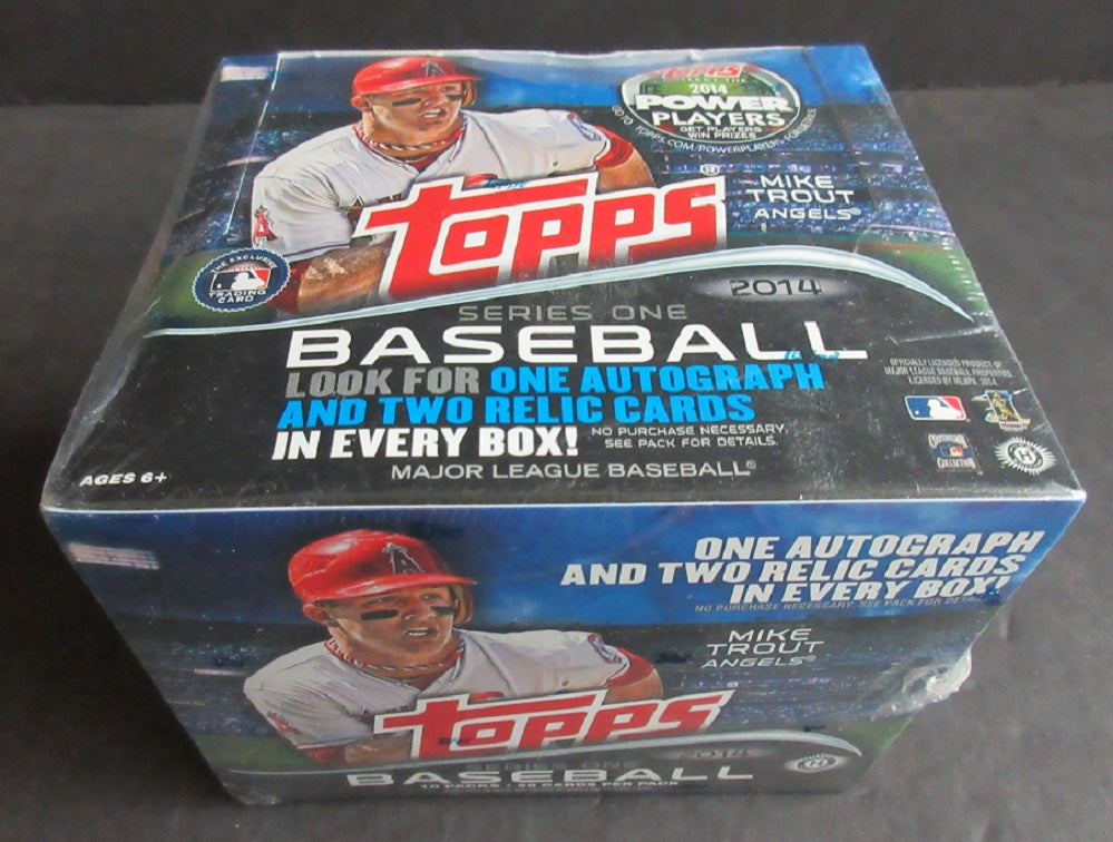 2014 Topps Baseball Series 1 Jumbo Box (Hobby) (10/50)