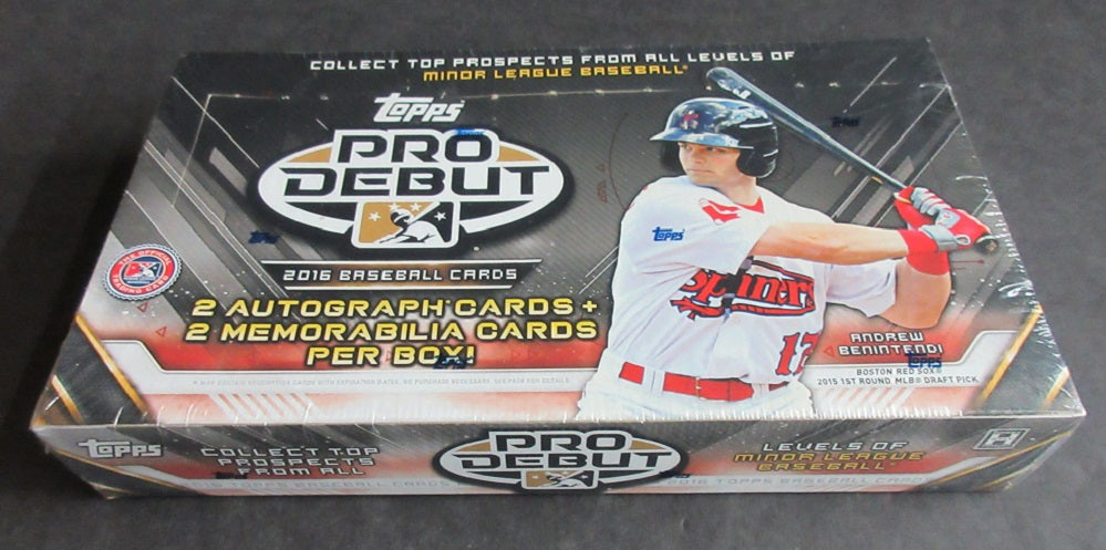 2016 Topps Pro Debut Baseball Box (Hobby) (24/8)