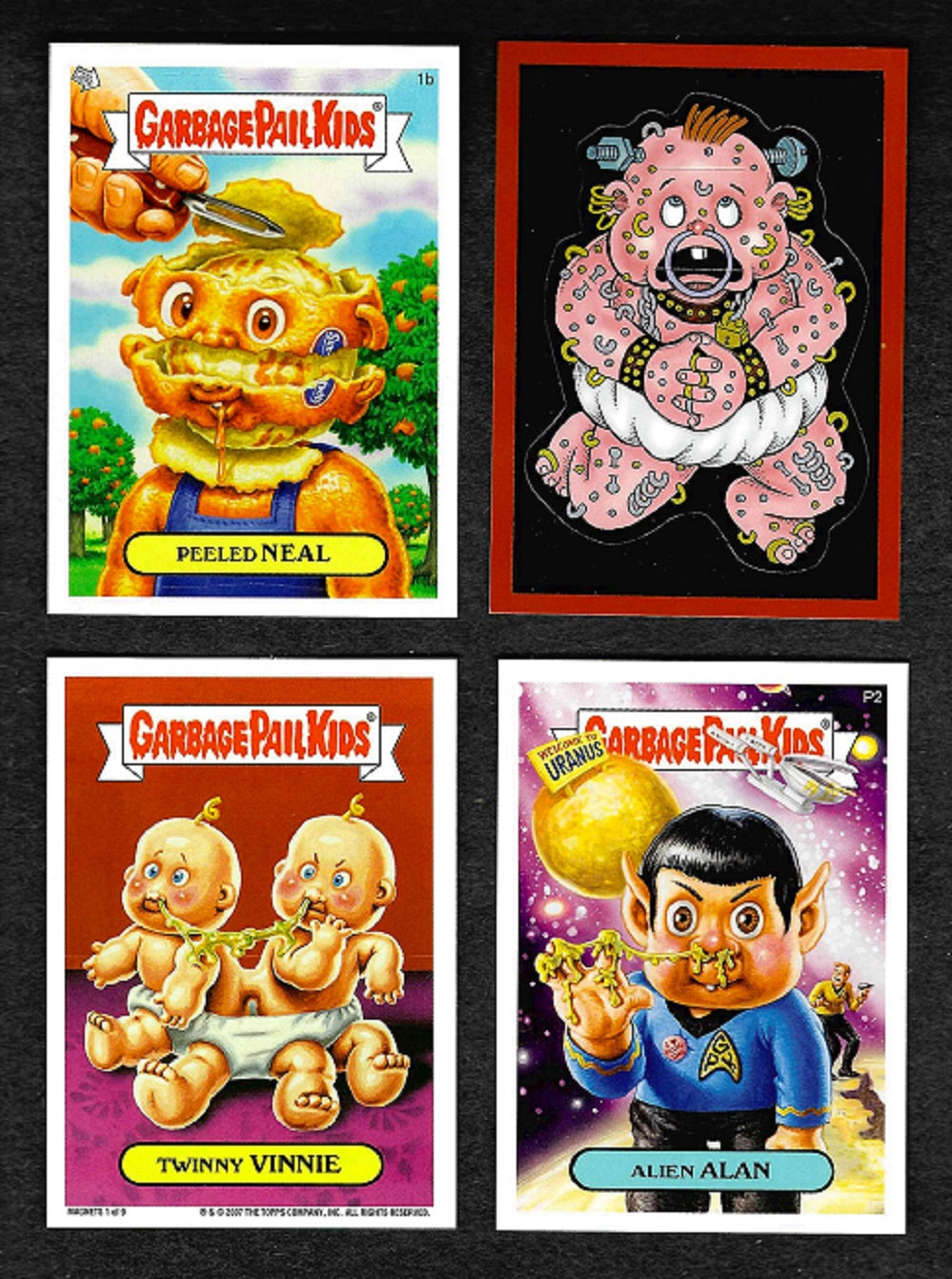 Gpk Baseball 2007 Topps Garbage Pail Kids All New Series 6 Complete Master Set ...