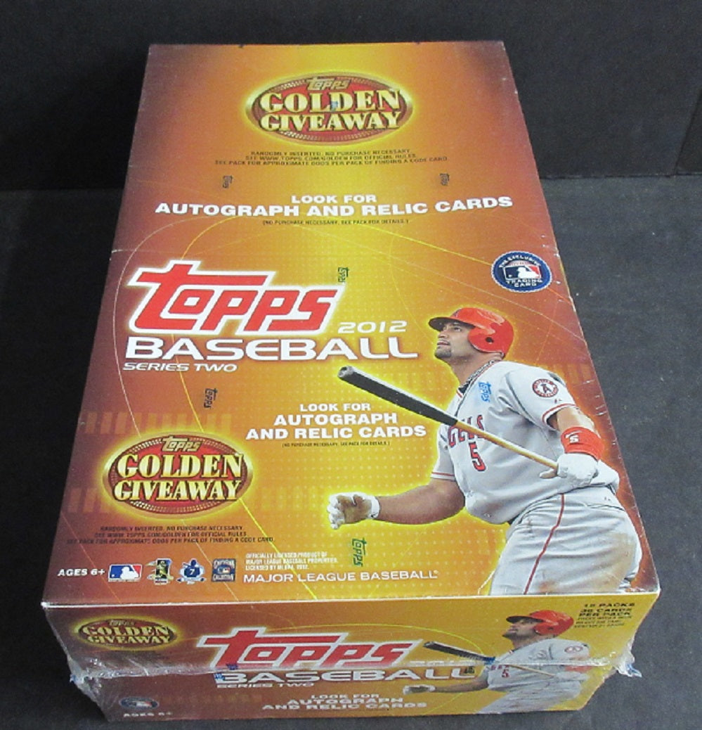 2012 Topps Baseball Series 2 Fat Pack Box (18/36)