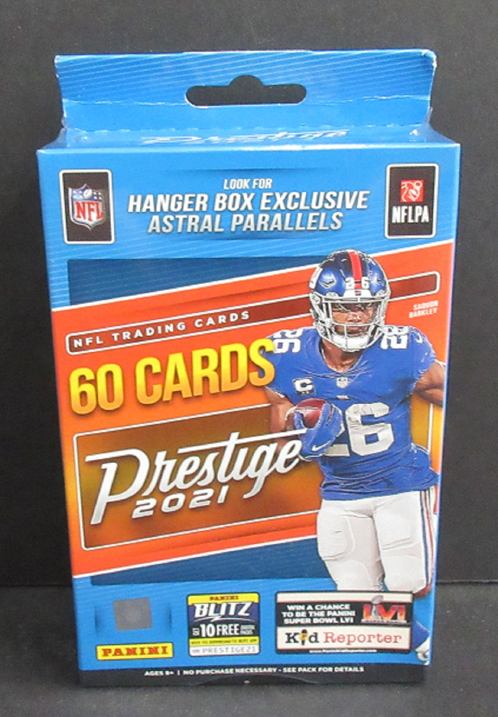 2021 Panini Prestige Footbal Hanger Box (60 Cards)