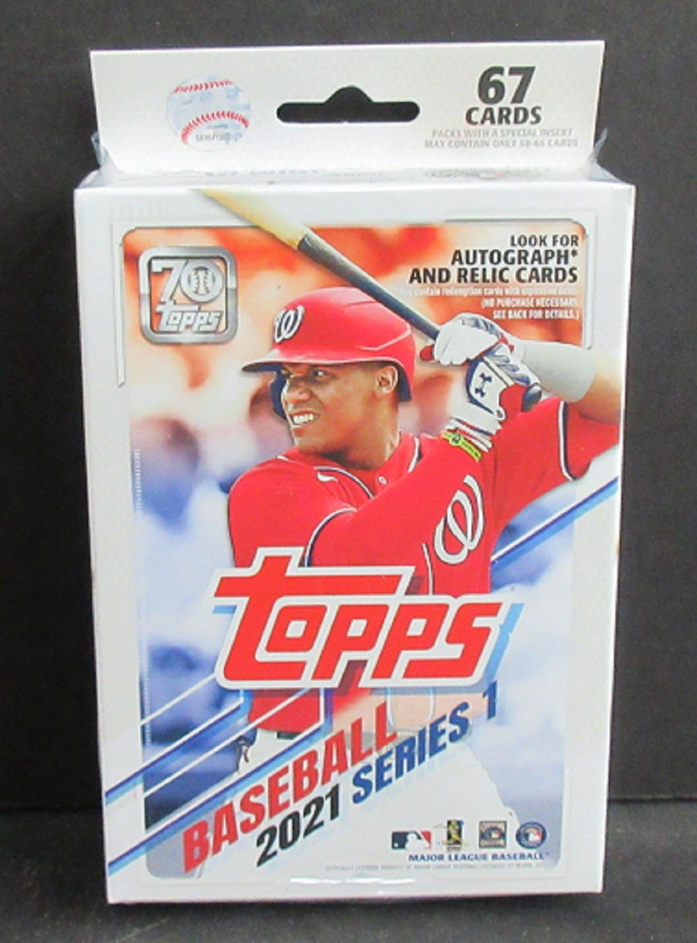 2021 Topps Baseball Series 1 Hanger Box (67 Cards)