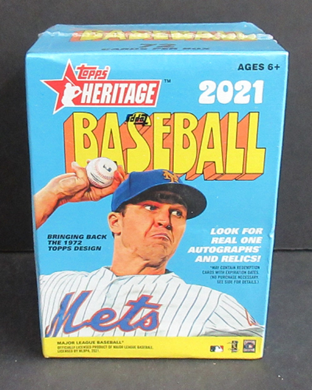 2021 Topps Heritage Baseball Blaster Box (8/9)