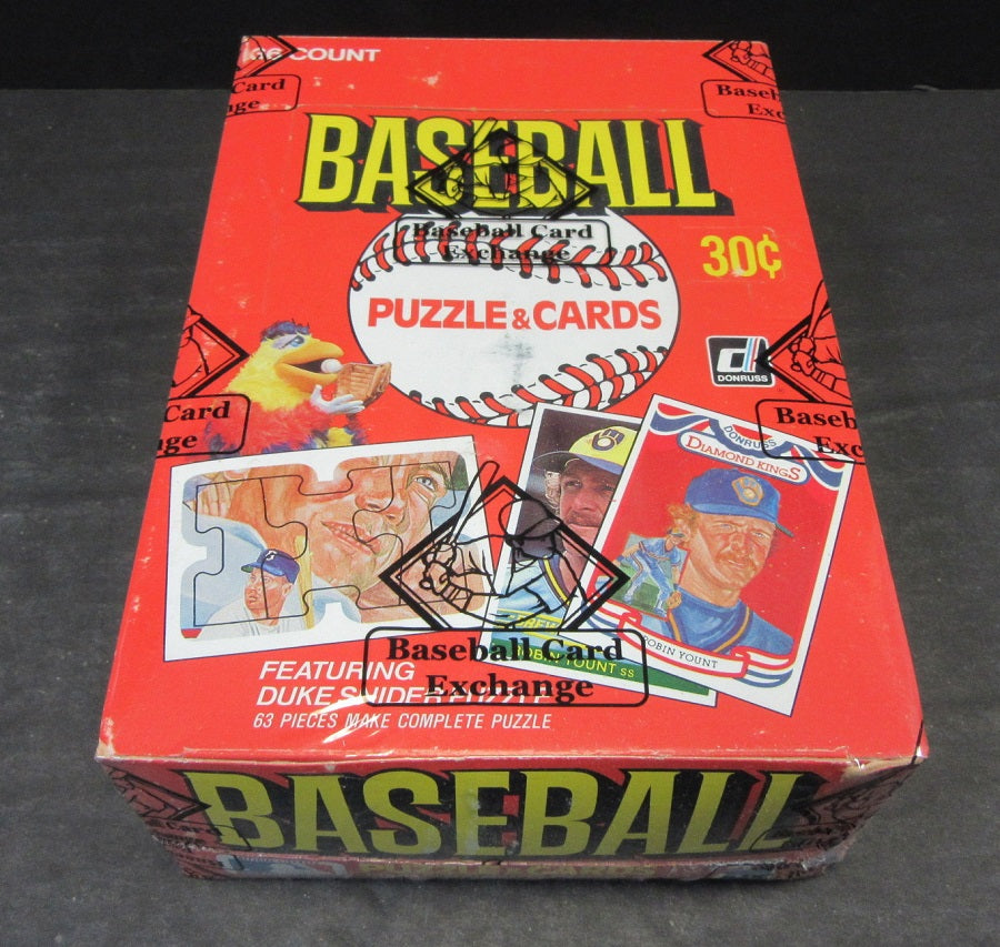 1984 Donruss Baseball Unopened Wax Box