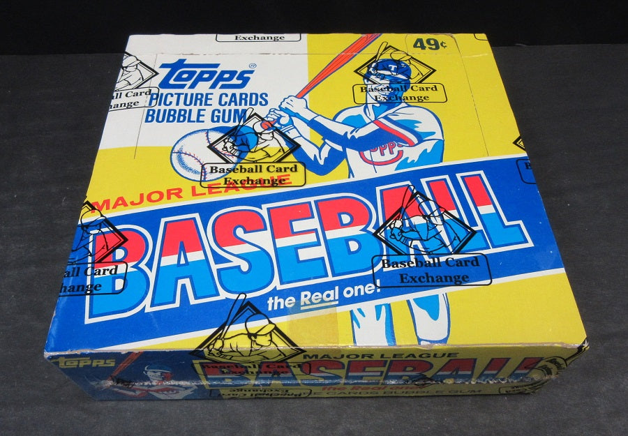 1984 Topps Baseball Unopened Cello Box (BBCE) (Non X-Out)