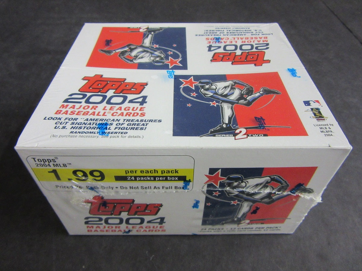 2004 Topps Baseball Series 2 Box (Retail) 24/12)