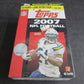 2007 Topps Football Blaster Box (11/6)