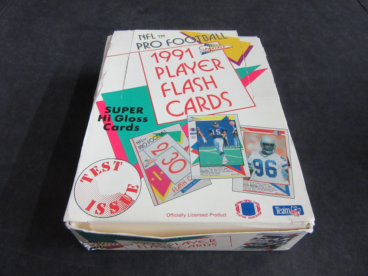 1991 Pacific Football Player Flash Cards Box