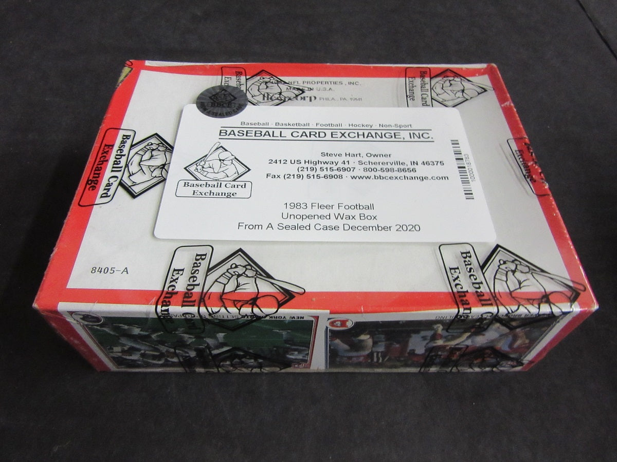 1983 Fleer Football Unopened Wax Box (FASC)
