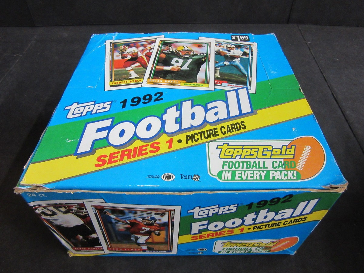 1992 Topps Football Series 1 Jumbo Box