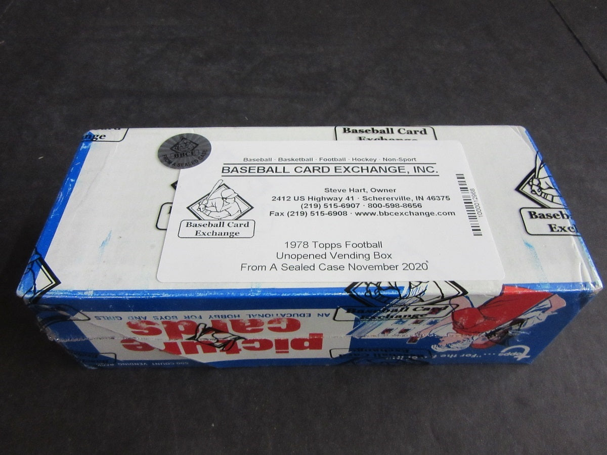 1978 Topps Football Unopened Vending Box (FASC)