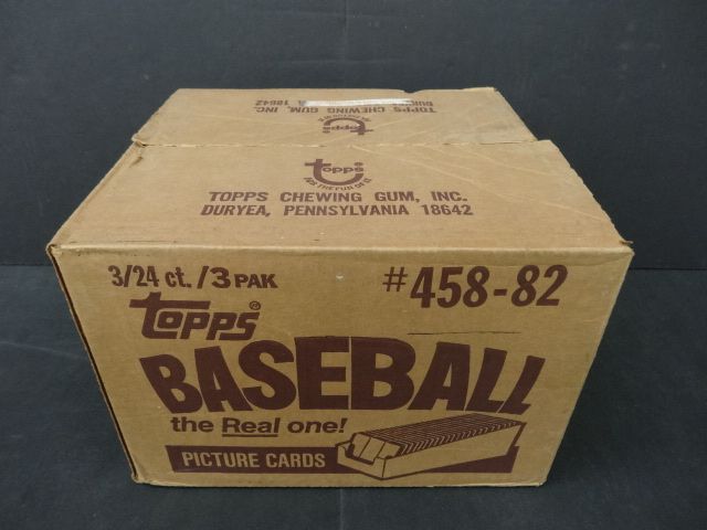 1982 Topps Baseball Grocery Rack Pack Case (3 Box) (Sealed)